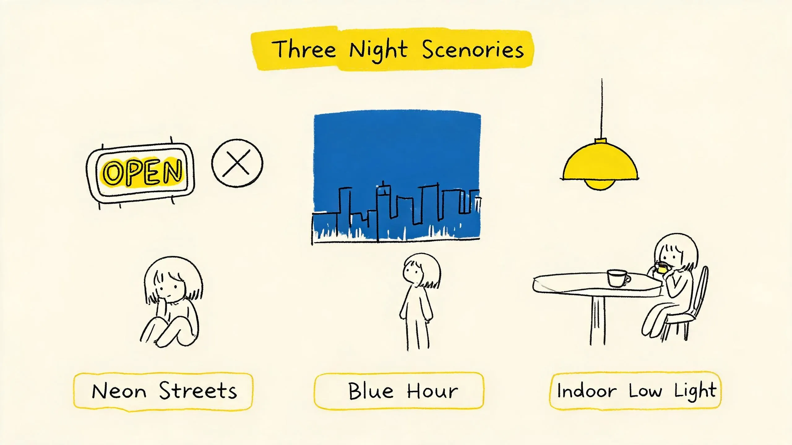 Three Night Scenarios
