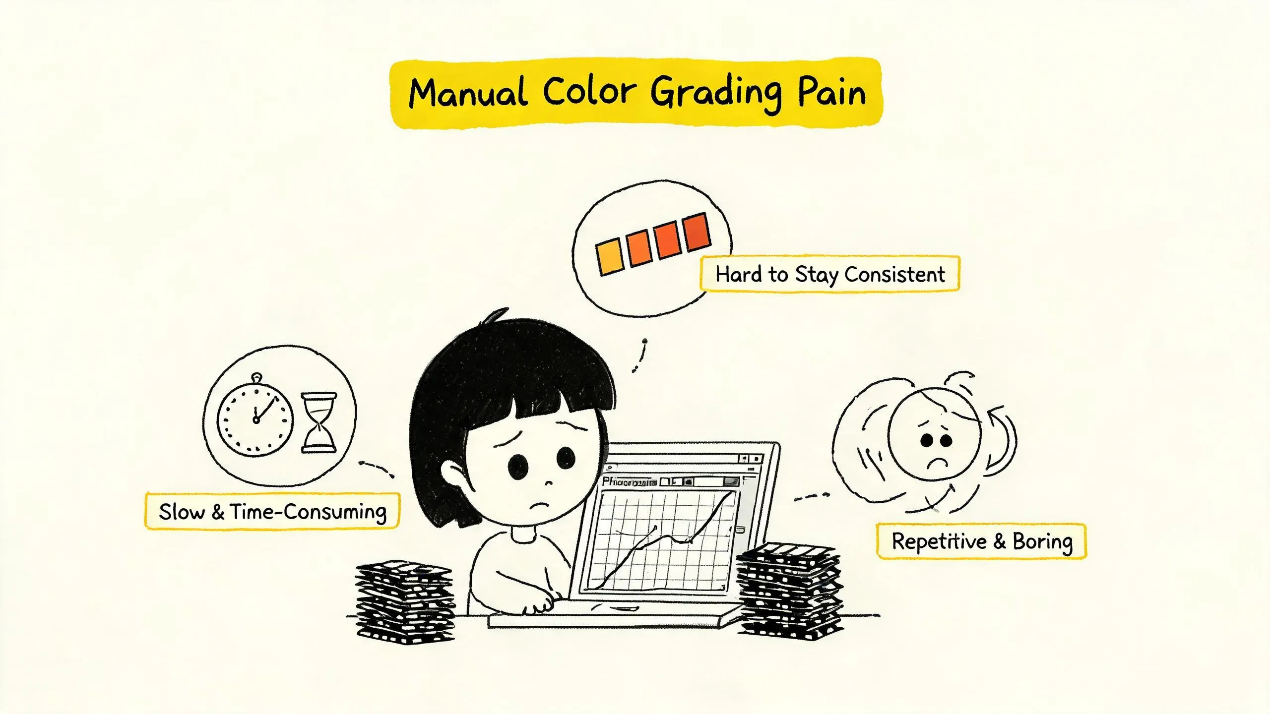Manual Color Grading Pain