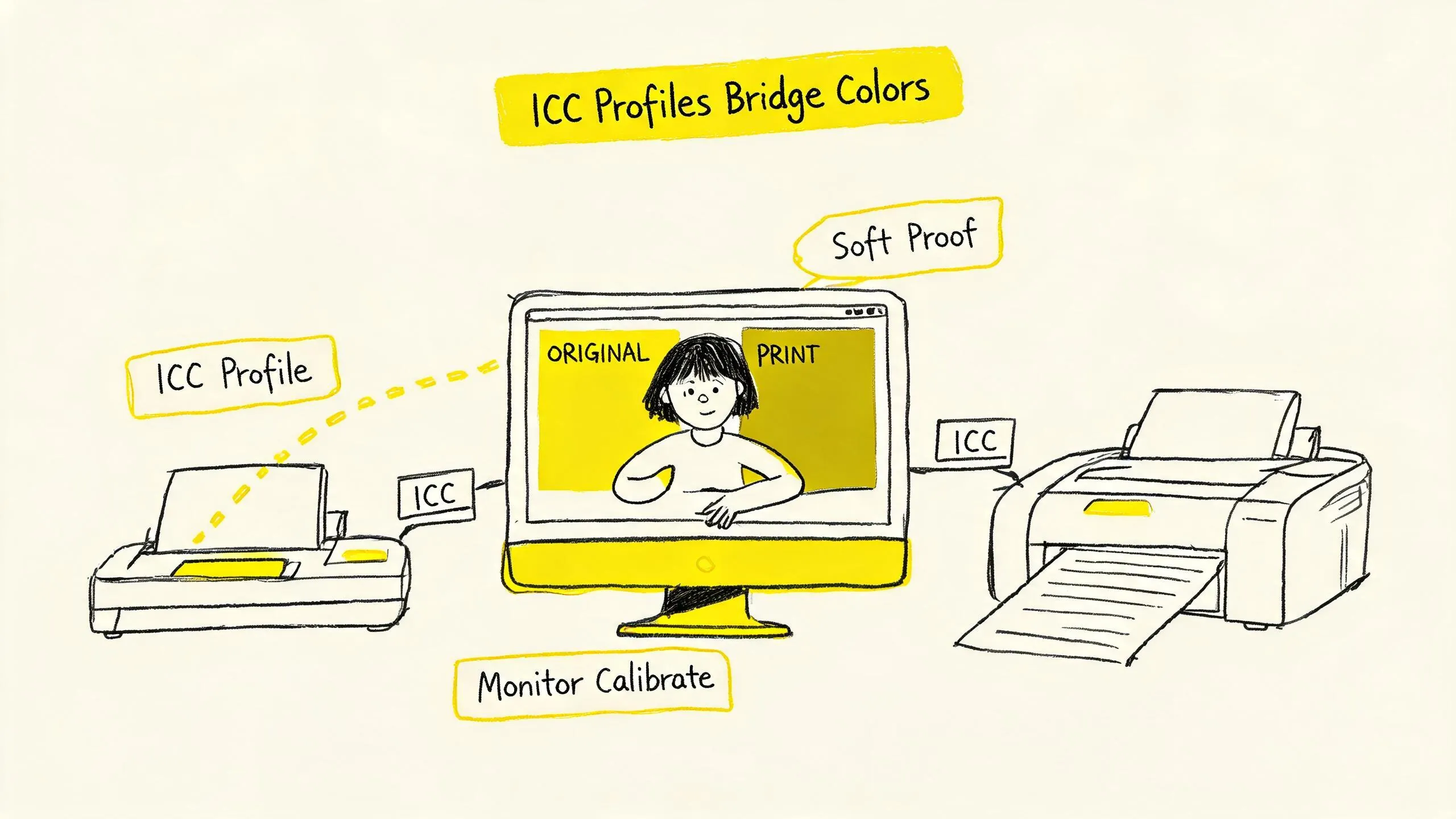 ICC Profiles Bridge Colors