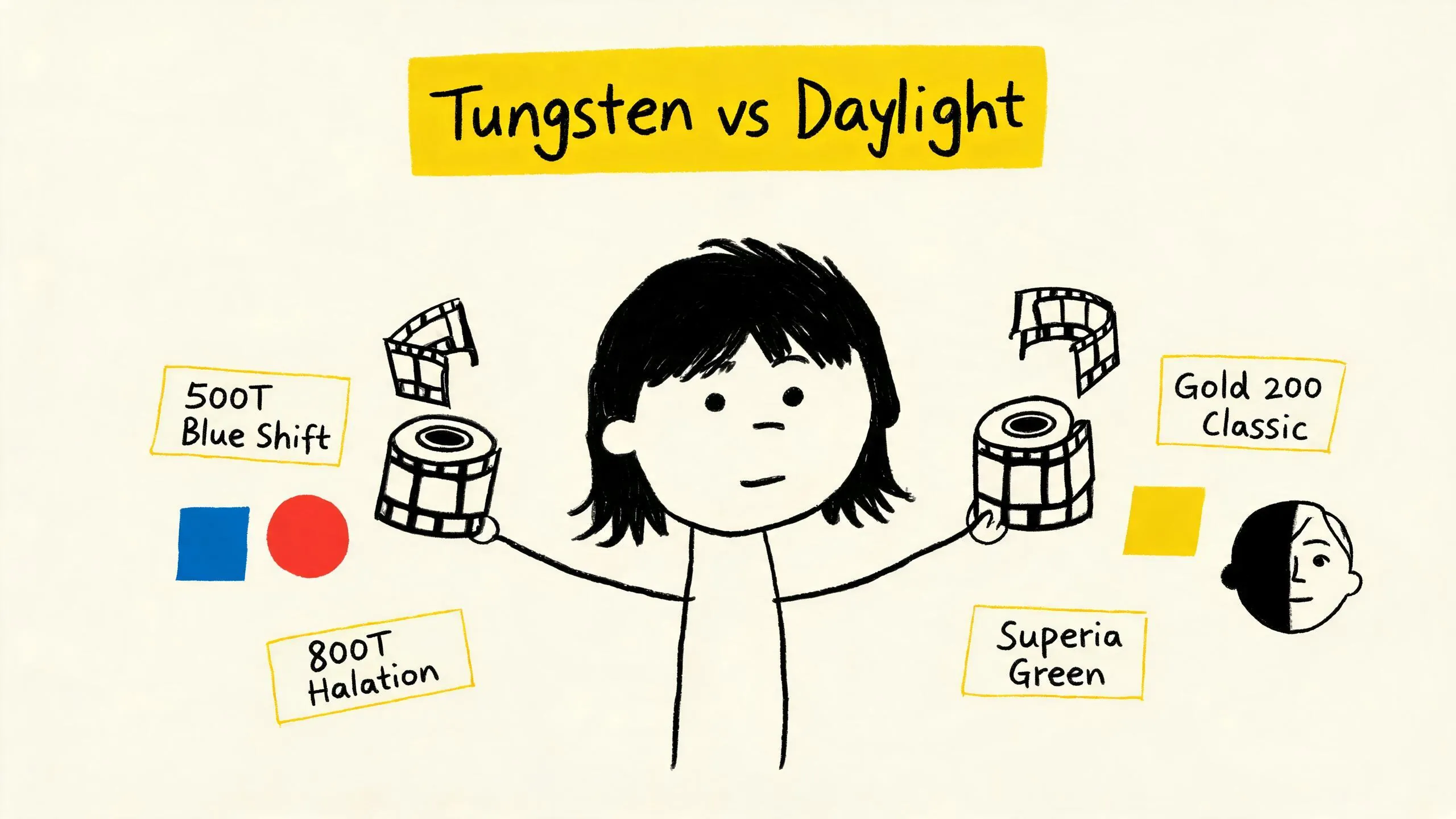 Tungsten vs Daylight