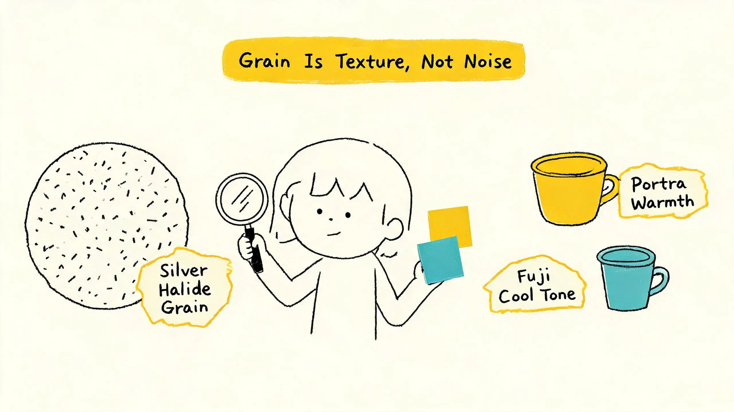 Grain Is Texture, Not Noise